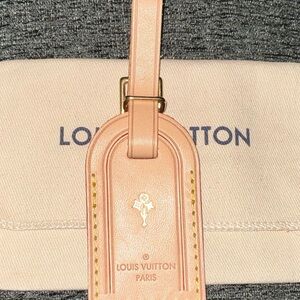 Louis Vuitton Small Vachetta Luggage Tag